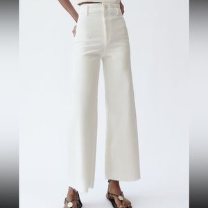 HIGH-WAISTED ZW SAILOR STRAIGHT JEANS